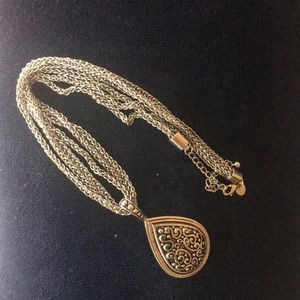 Lia Sophia silver necklace like new